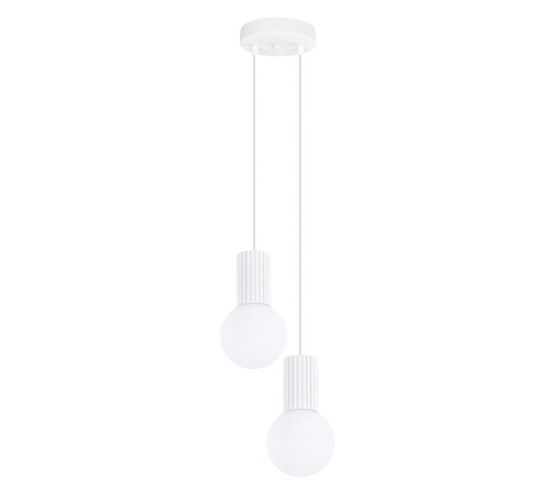 Suspension Halo 2p Blanche