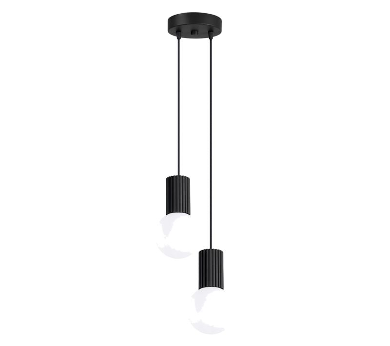 Suspension Halo 2p Noire