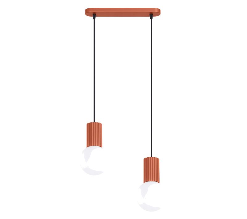 Suspension Halo 2l Ocre Rouge