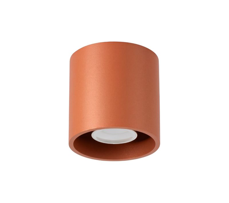 Plafonnier Orbis 1 Ocre Rouge