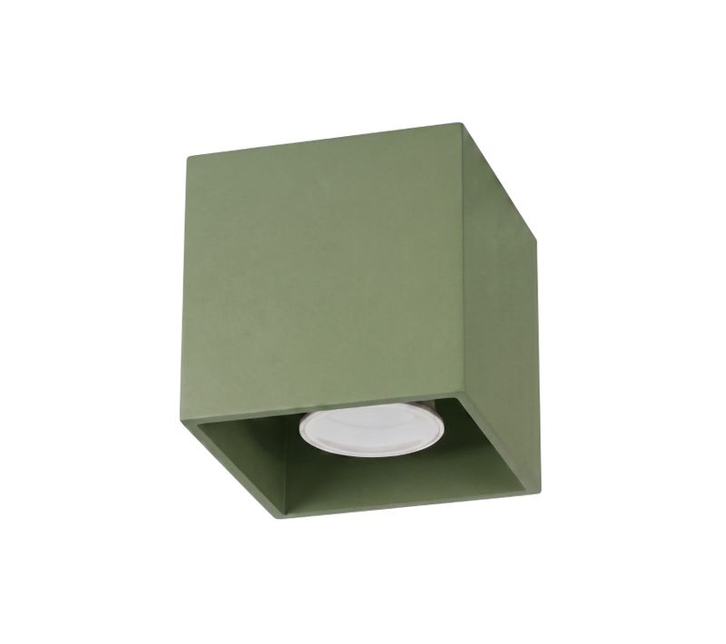 Plafonnier Quad 1 Vert Olive