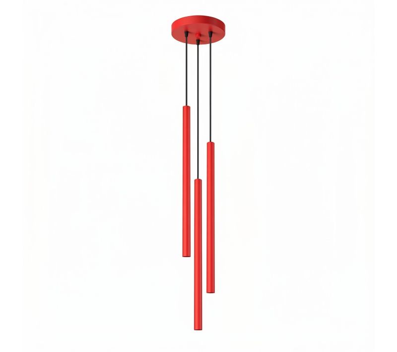Suspension Pastelo 3p Rouge