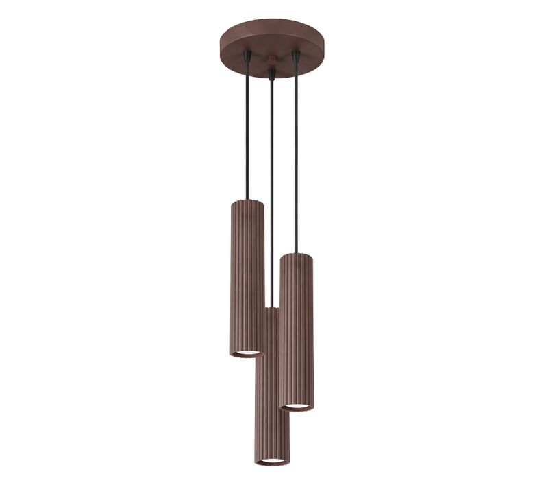 Suspension Karbon 3p Marron