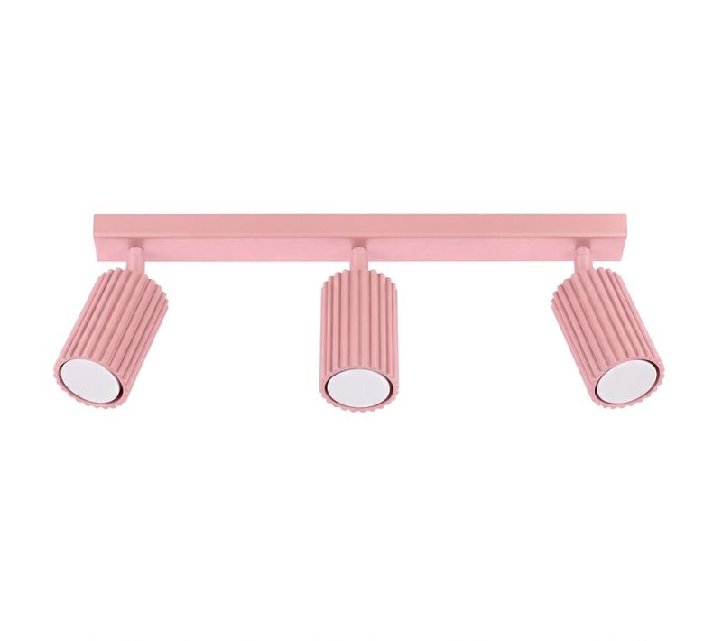 Plafonnier Karbon 3l Rose