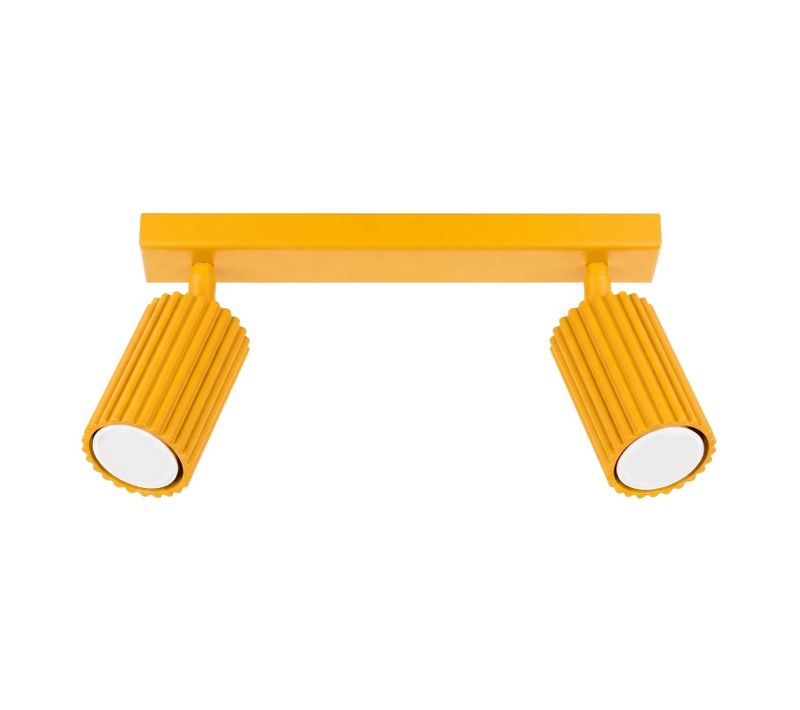 Plafonnier Karbon 2 Jaune