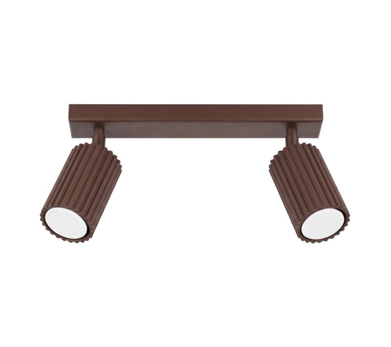 Plafonnier Karbon 2 Marron
