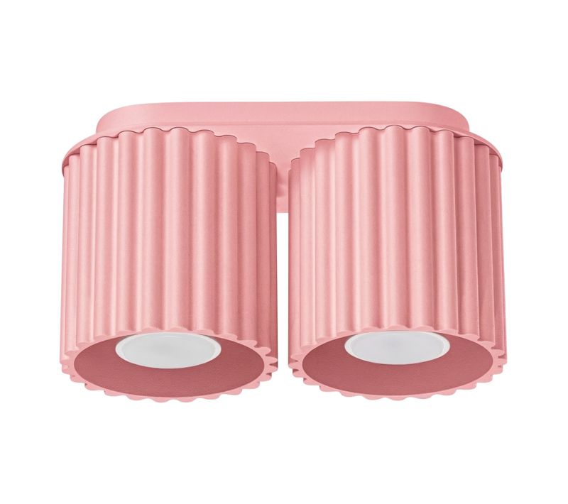 Plafonnier Aura 2 Rose Gu10