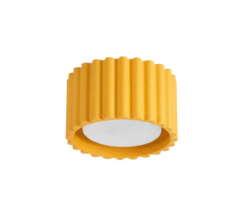 Plafonnier Aura 1 Jaune Gx53