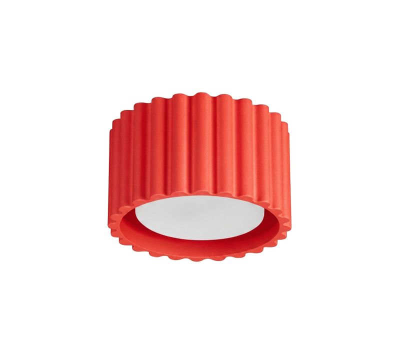 Plafonnier Aura 1 Rouge Gx53