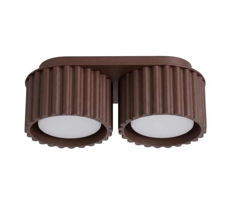 Plafonnier Aura 2 Brun Gx53