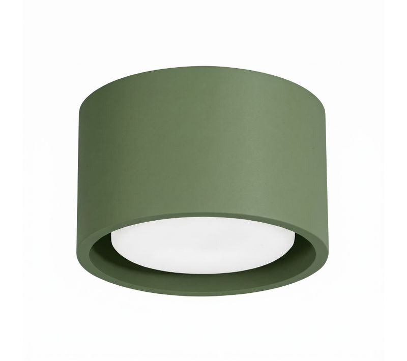 Plafonnier Modo 1 Vert Olive Gx53