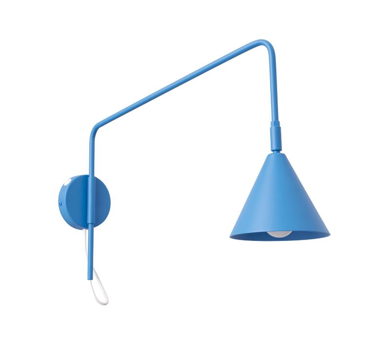Applique Nox 1 Bleu Ciel Avec Interrupteur