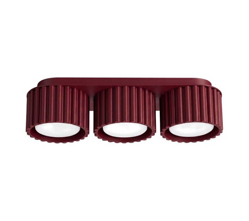 Plafonnier Aura 3 Bordeaux Gx53