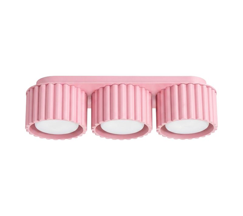 Plafonnier Aura 3 Rose Gx53