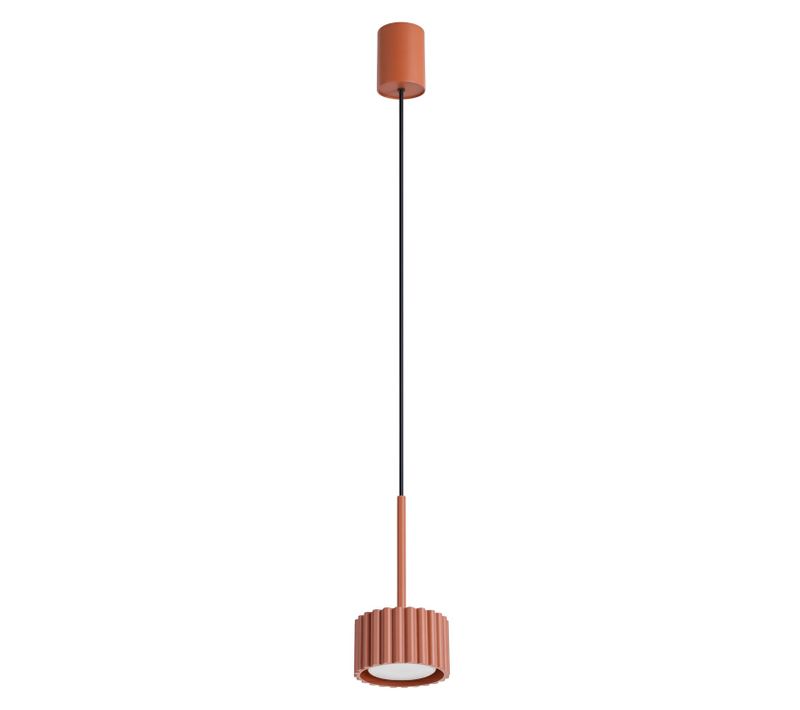 Suspension Aura 1 Ocre Rouge Gx53