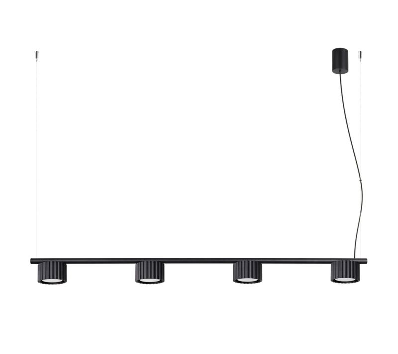 Lustre Aura 4 Noir Gx53