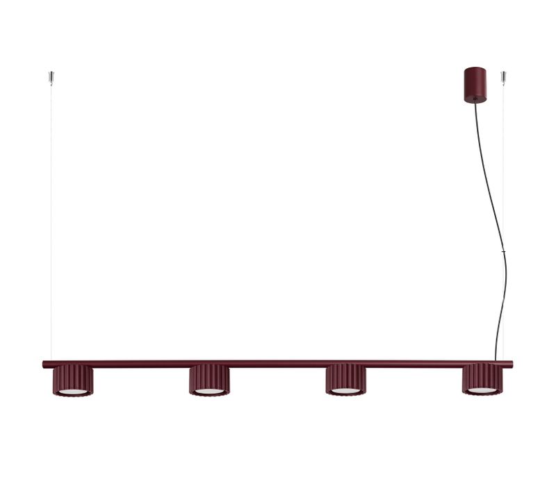 Lustre Aura 4 Bordeaux Gx53