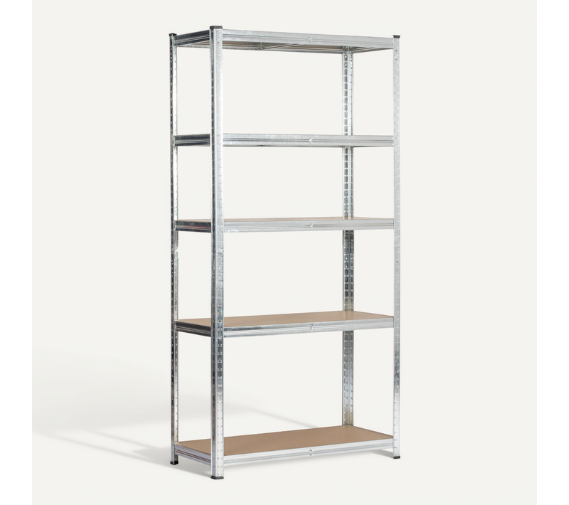 Étagère Modulable 90 Cm Acier Galvanisé Charge Maximale 875kg - L90xp40xh180 Cm