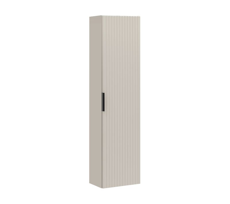 Armoire Haute 1 Porte 35x25x140 cm, Couleur Beige