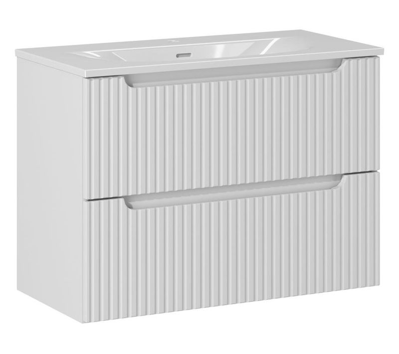 Ensemble Meuble 80 Cm Avec Lavabo Intégré