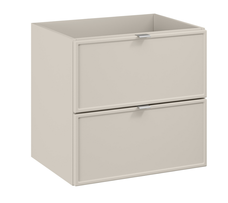 Meuble Sous-vasque 60 Cm, 2 Tiroirs