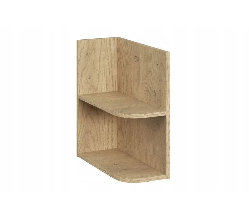 Caisson D’angle Ouvert Pour Meuble De Salle De Bains Dalia Chêne Cremona – 20 Cm