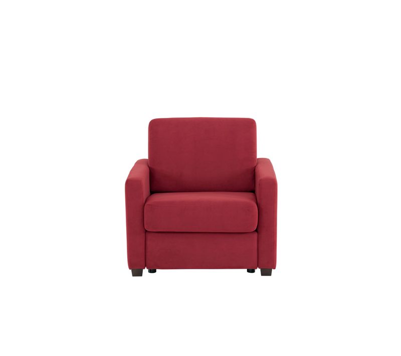 Fauteuil NICARAGUA tissu Bella bordeaux