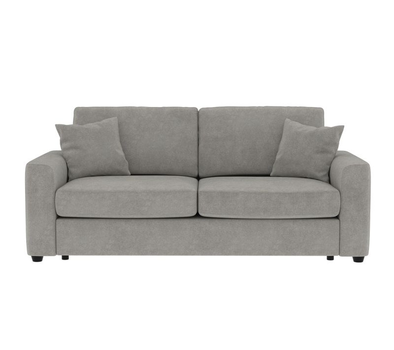 Canapé convertible 3 places pack standard NICARAGUA tissu apache gris 3