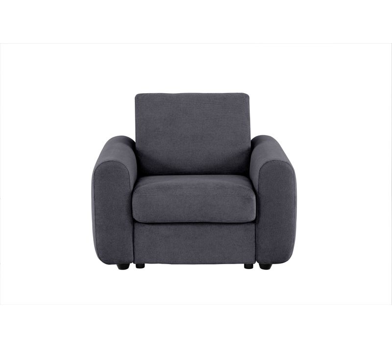 Fauteuil manchettes Kara NICARAGUA tissu crown ebene