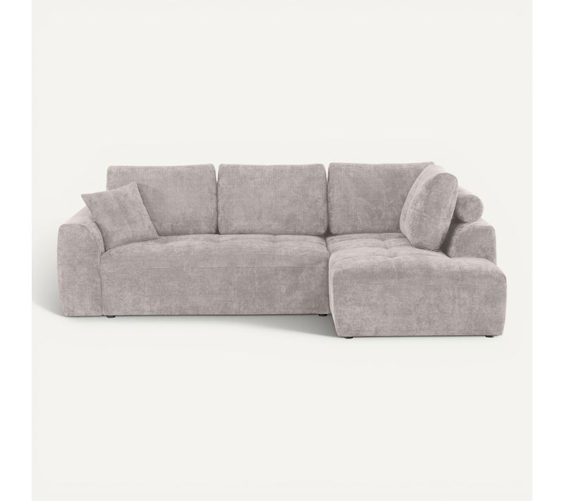 Angle Droit Convertible Canapé AUBE BUT Beige Tissu L269 x P166 x H87 cm Réf. BUT-5907690959159