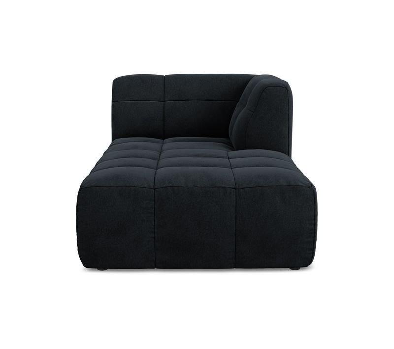 Méridienne Droite Aloha En Velours Bleu Royal