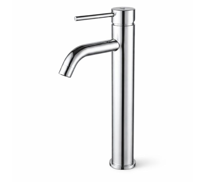 Mitigeur Lavabo Haut Vasque À Poser Robinet Salle De Bain Chromé Verti