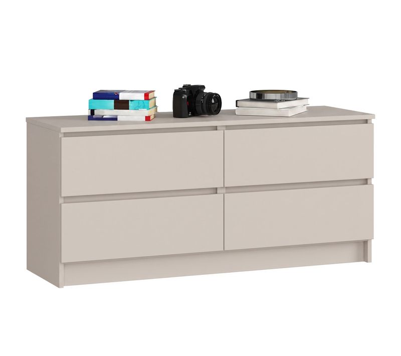 Commode K120 Cachemire 120 Cm 4 Tiroirs 120x40x55 Cm