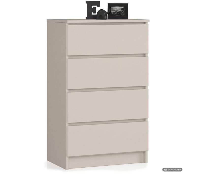 Commode K60 Cachemire 60 Cm 4 Tiroirs 60x40x99 Cm