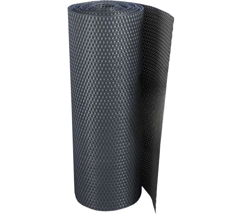 Brise-vue En Résine Tressée Pour Balcon Et Clôture Coloris Anthracite 1 X 5 M