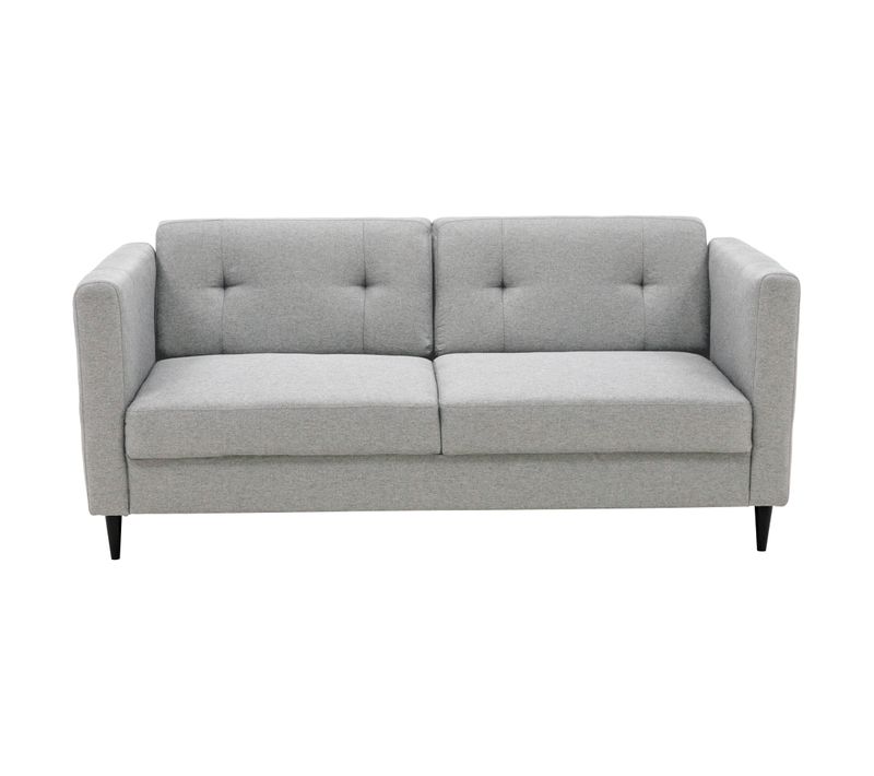 Canapé 3 places BOSTON III tissu Neve gris souris