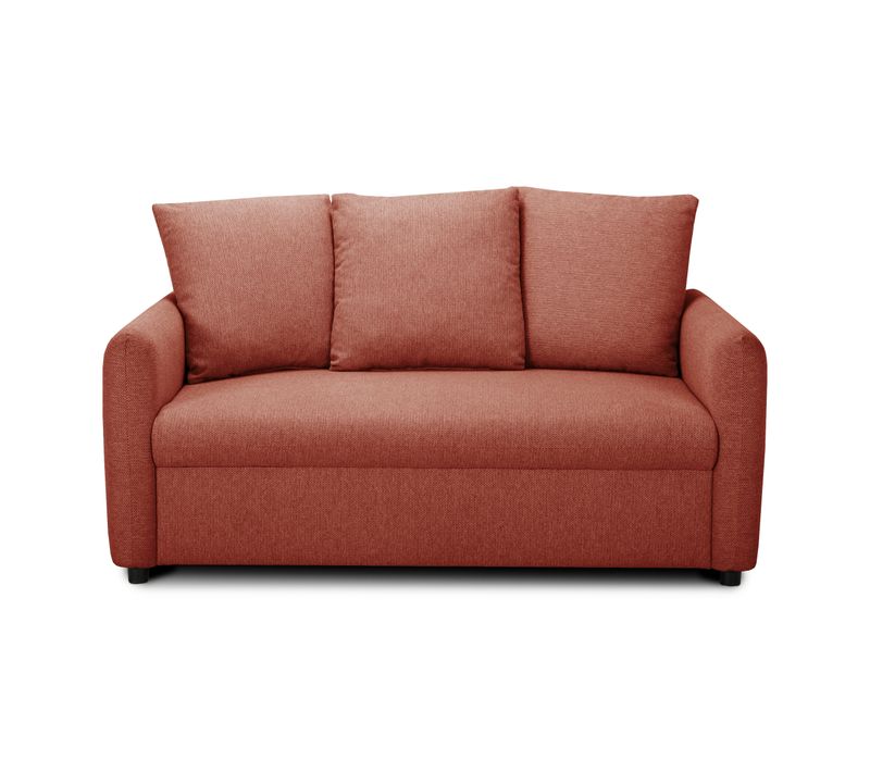 Canapé 2,5 places ALADIN tissu style brique
