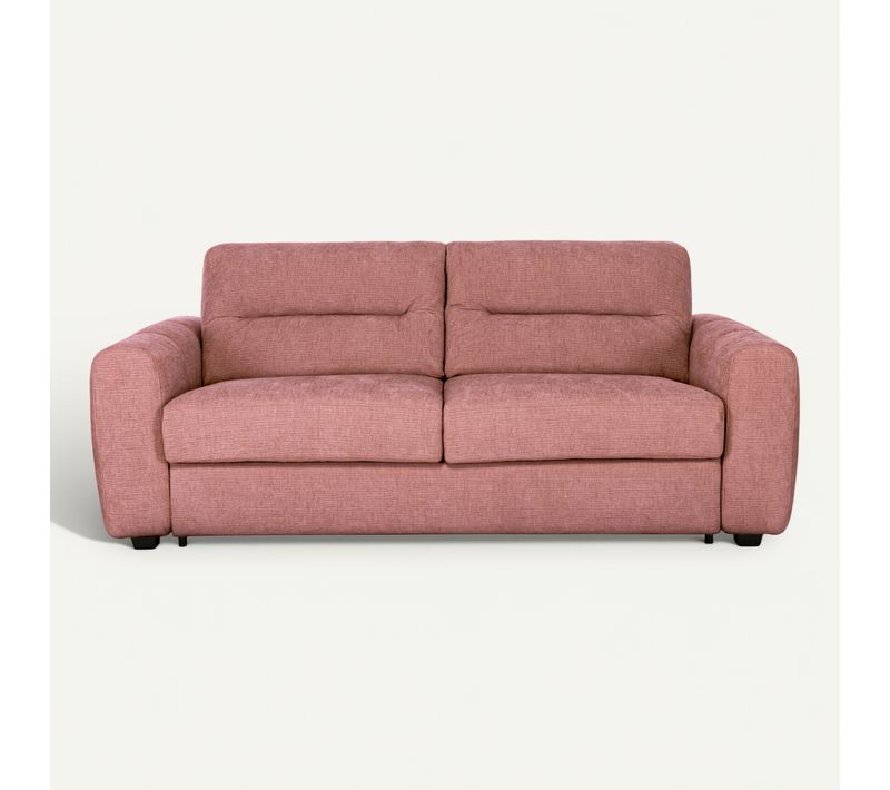 Canapé 3 places convertible MARS tissu horizon rose