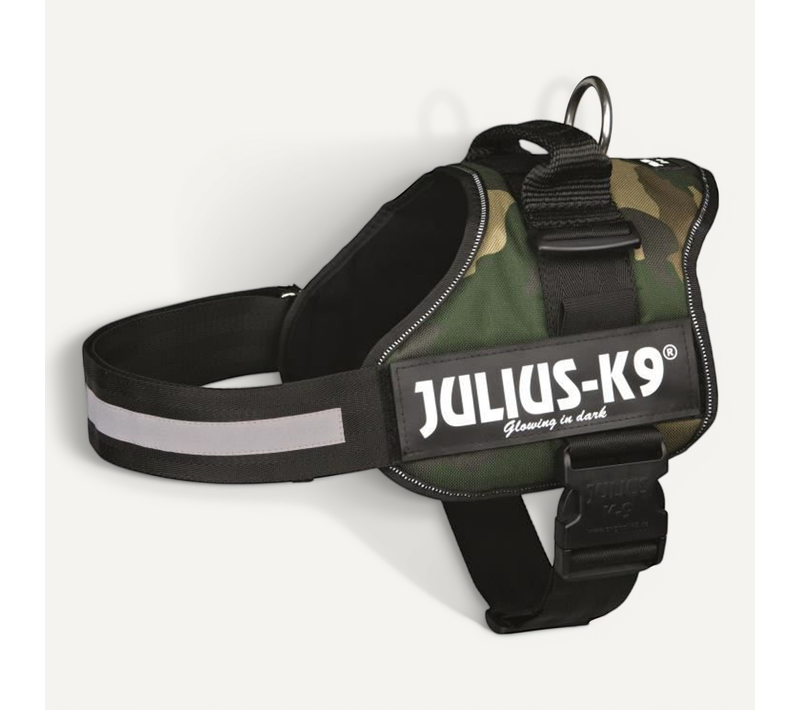 Harnais Power 1 L : 66-85 Cm-50 Mm Camouflage Pour Chien