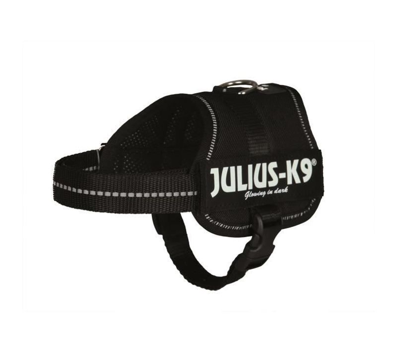 Harnais Power Baby 2 Xs-s : 33-45 Cm-18 Mm Noir Pour Chien