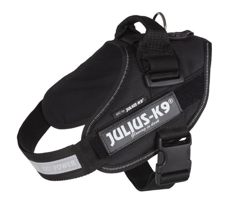 Harnais Power Idc - 0 - M-l : 58-76 Cm-40 Mm - Noir - Pour Chien