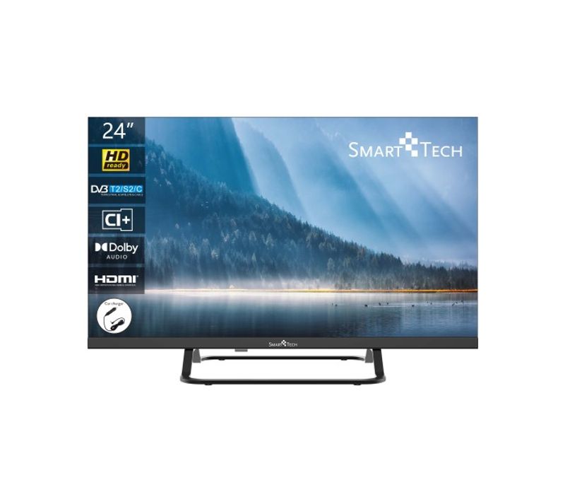 TV LED HD 24" (60 Cm) Chargeur De Véhicule 12v Fourni 24hn01vc, HDMI, USB