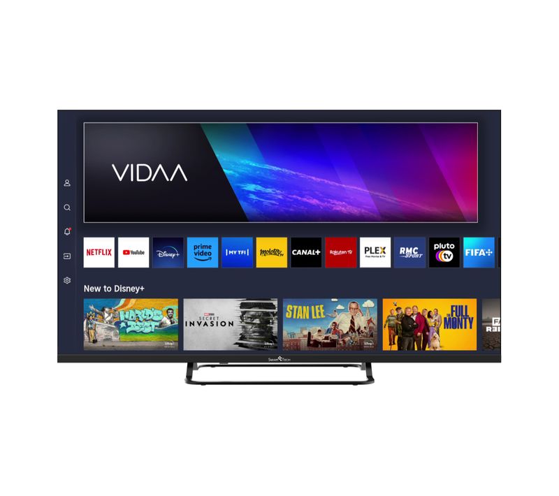 Téléviseur LED 40" (101 Cm) Full HD 40fv02v Smart TV Vidaa - Molotov, Netflix, Prime Video, Disney+
