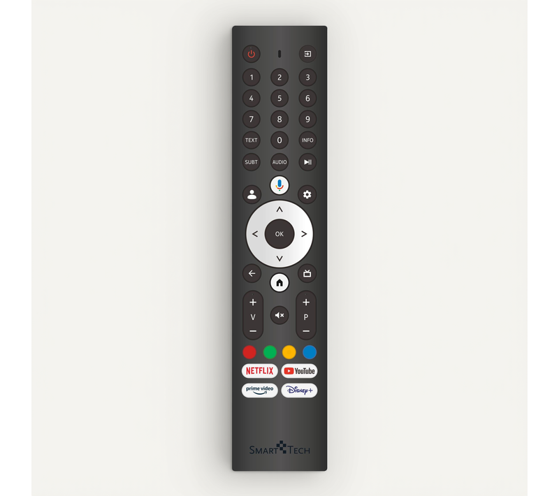 Télécommande De Remplacement Pour TV Smart Tech Google TV