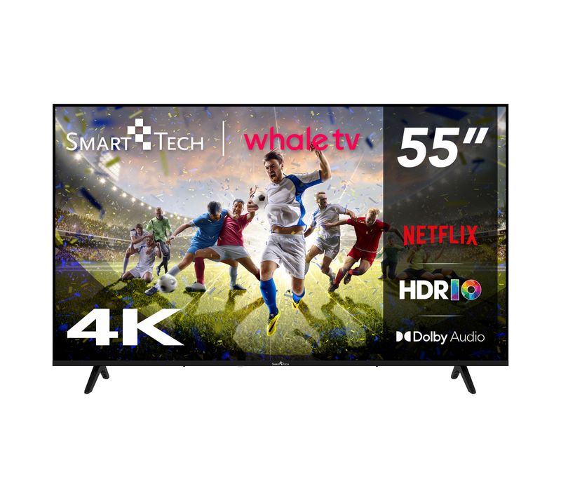 Téléviseur LED 4k Uhd 55" (139 Cm) Smart TV Whale Os-55uh02k- Netflix, Prime Video, Disney+, HDR