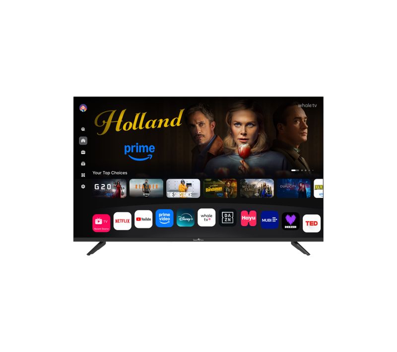 Téléviseur QLED 4k Uhd 43" (108 Cm) Smart TV Whale Os-43qh02v- Molotov, Netflix, Prime Video