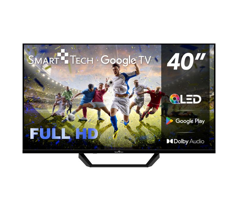 Téléviseur QLED 40qg01v2, 40" Full HD Smart Google TV, Youtube, Netflix, Prime Video, Disney+