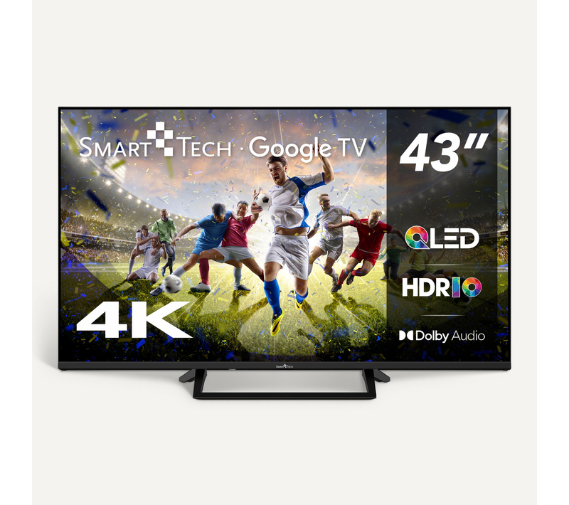 Téléviseur QLED 4k Uhd 43" (109 Cm) 43qg06v Google TV - 4xHDMI - 2xUSB - Dolby Audio - Hdr10