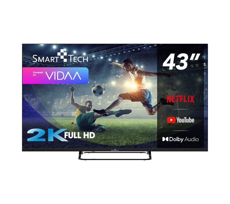 Téléviseur LED Full HD 43" (108 Cm) 43fv02v Smart TV Vidaa - Molotov, Netflix, Prime Vidéo