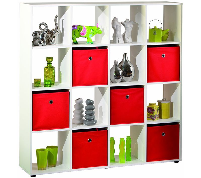 Séparateur 16 Compartiments Blanc, Dim : 139 X 33 X 144 Cm